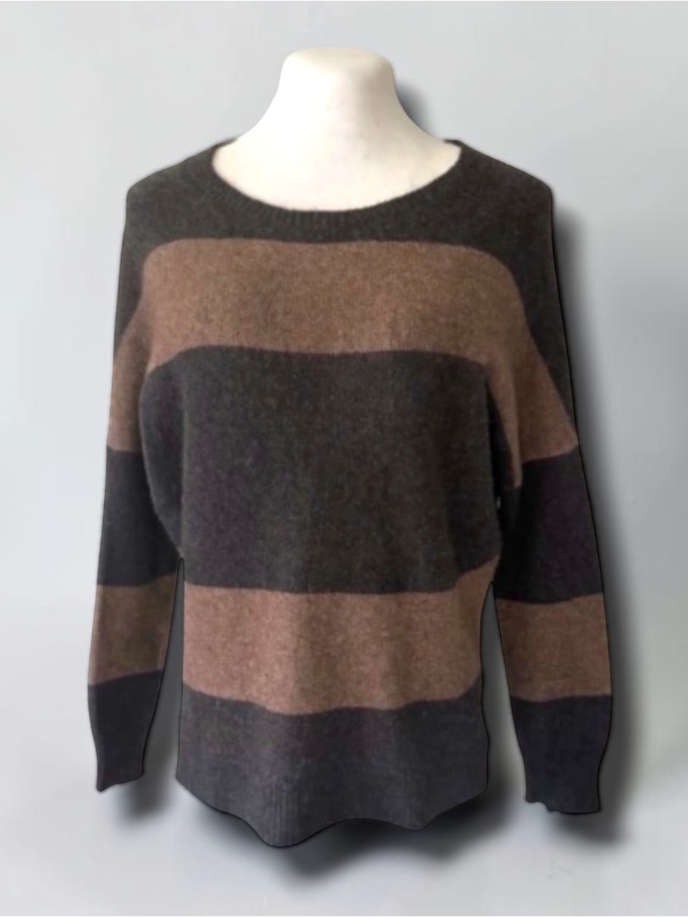 Vince Rugby Yak Wool Blend Boxy-Fit Sweater Size Small